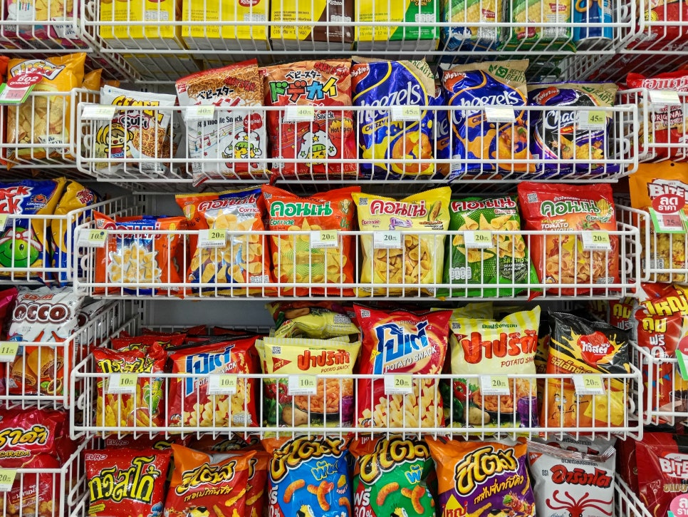 리테일 스낵 진열 바스켓 적용 사례